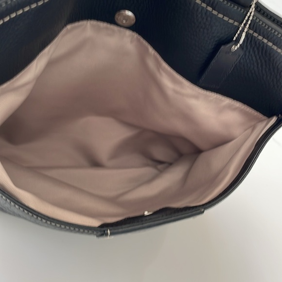 Coach Hamilton black pebbled leather large tote - Picture 6 of 11